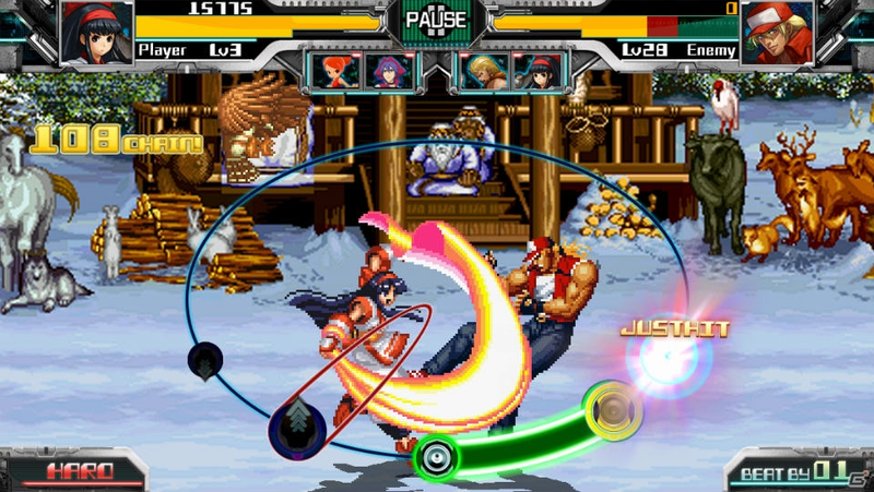 Illustration for article titled We Didn't Ask for This King of Fighters Music Game